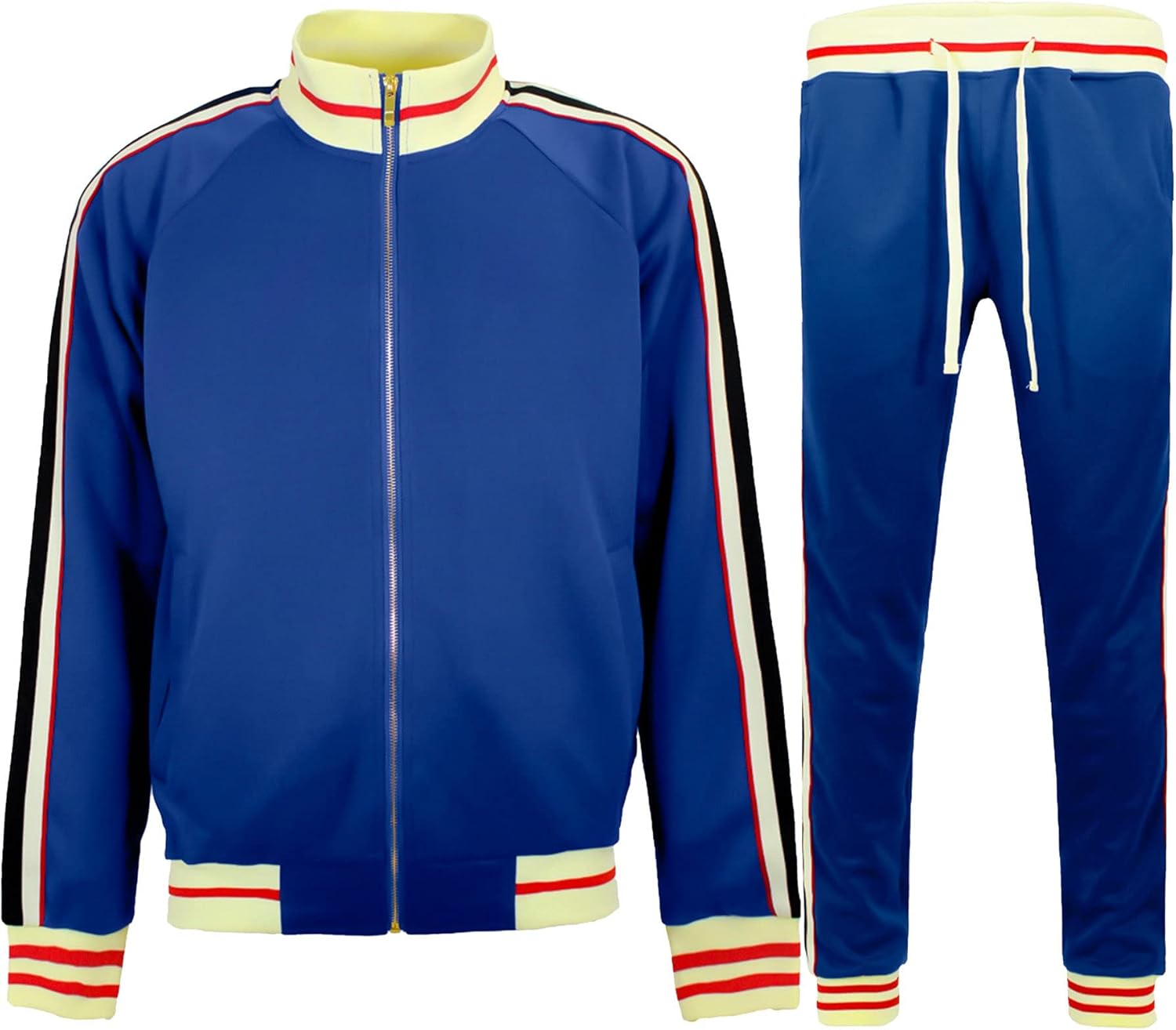 G-Style USA Men's Tiger Pattern Tracksuit Sets for Comfort and Style