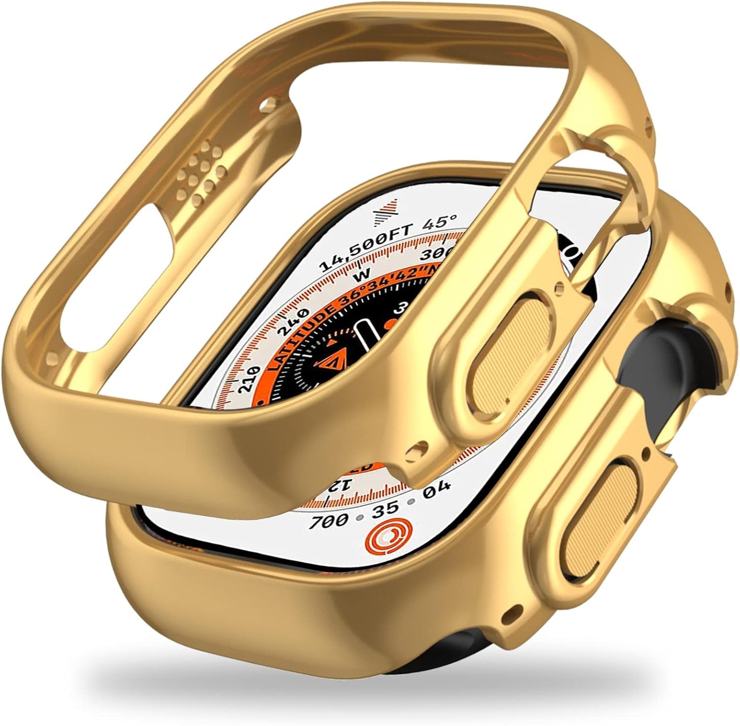 Ultra-Thin Gold Bumper Case for Apple Watch Ultra 2