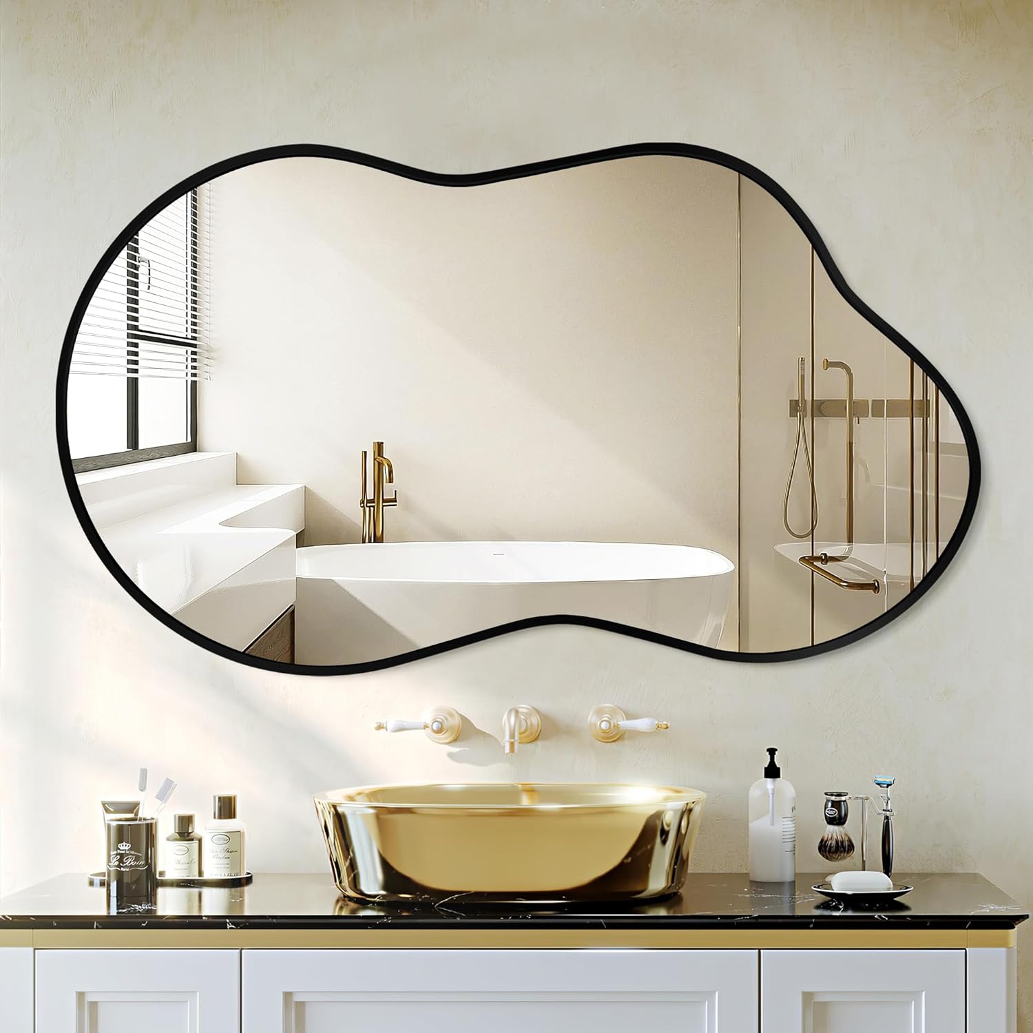 Irregular Wall Mirror - Decorative Asymmetrical Design for Any Room