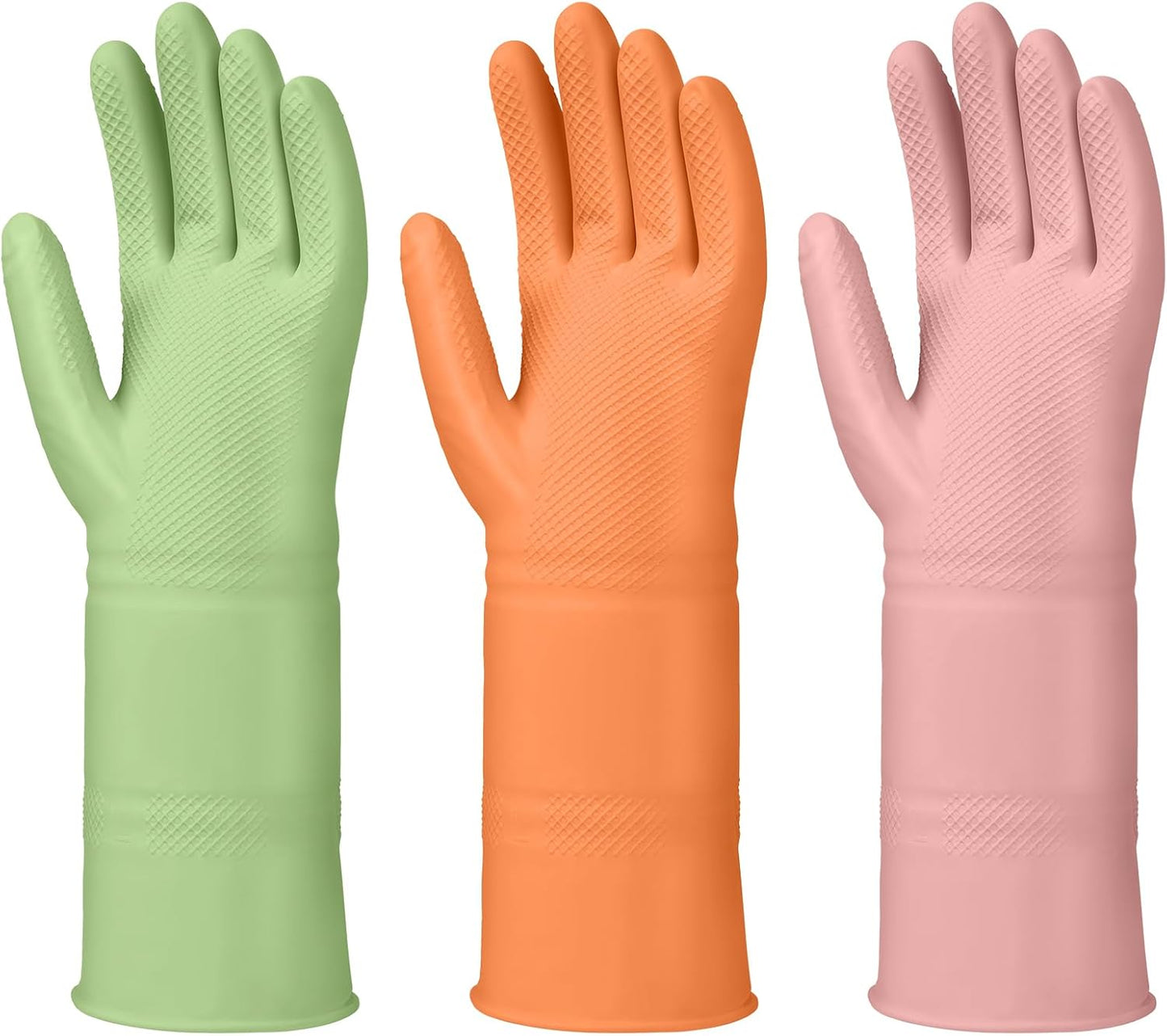 3 Pairs Non-Slip Kitchen Gloves by LYKACATT