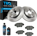 Rear Brake Pad & Rotor Kit for 2002-04 Jaguar X-Type - Semi-Metallic