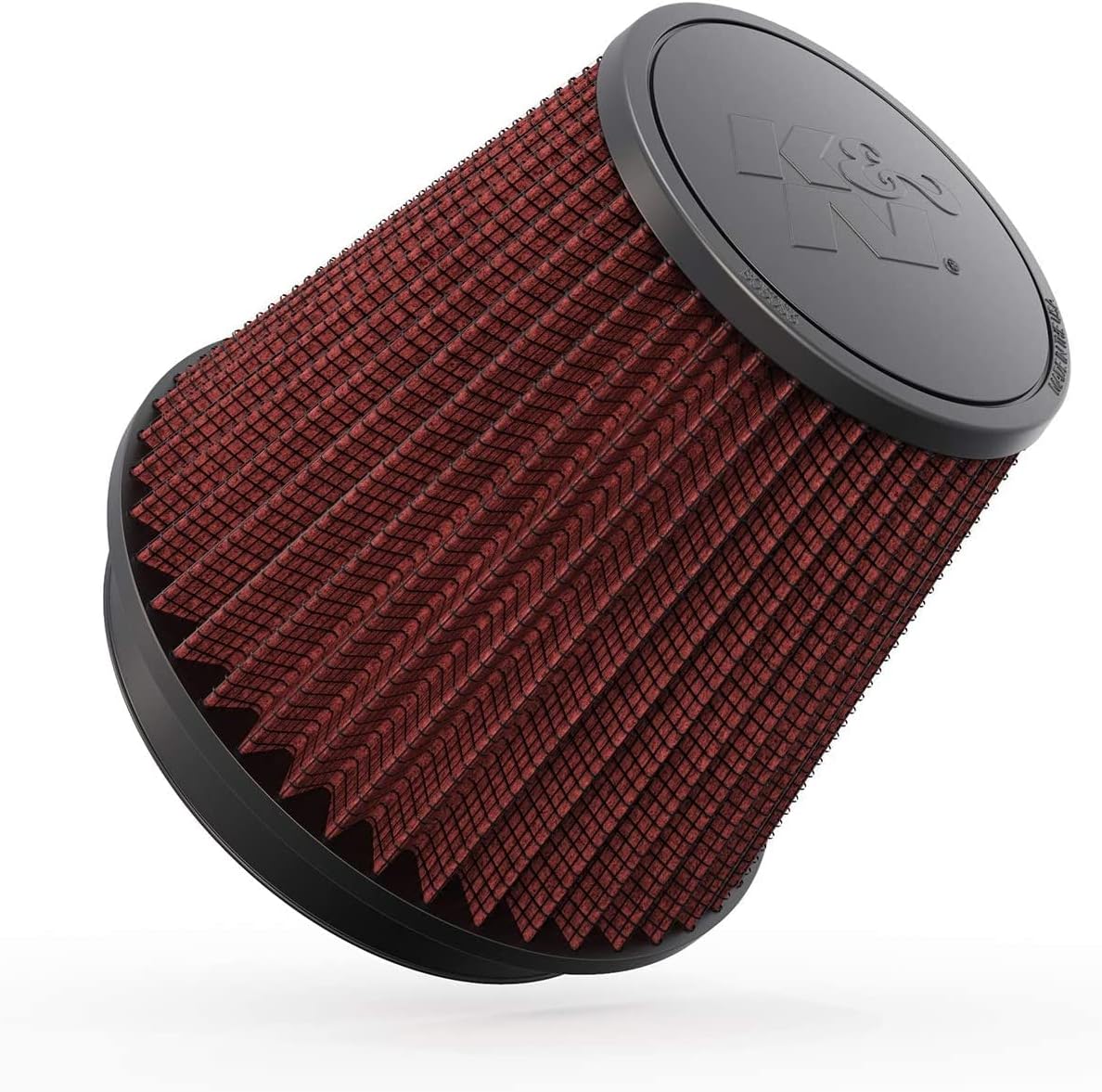 K&N High-Flow Universal Clamp-On Air Filter for Performance