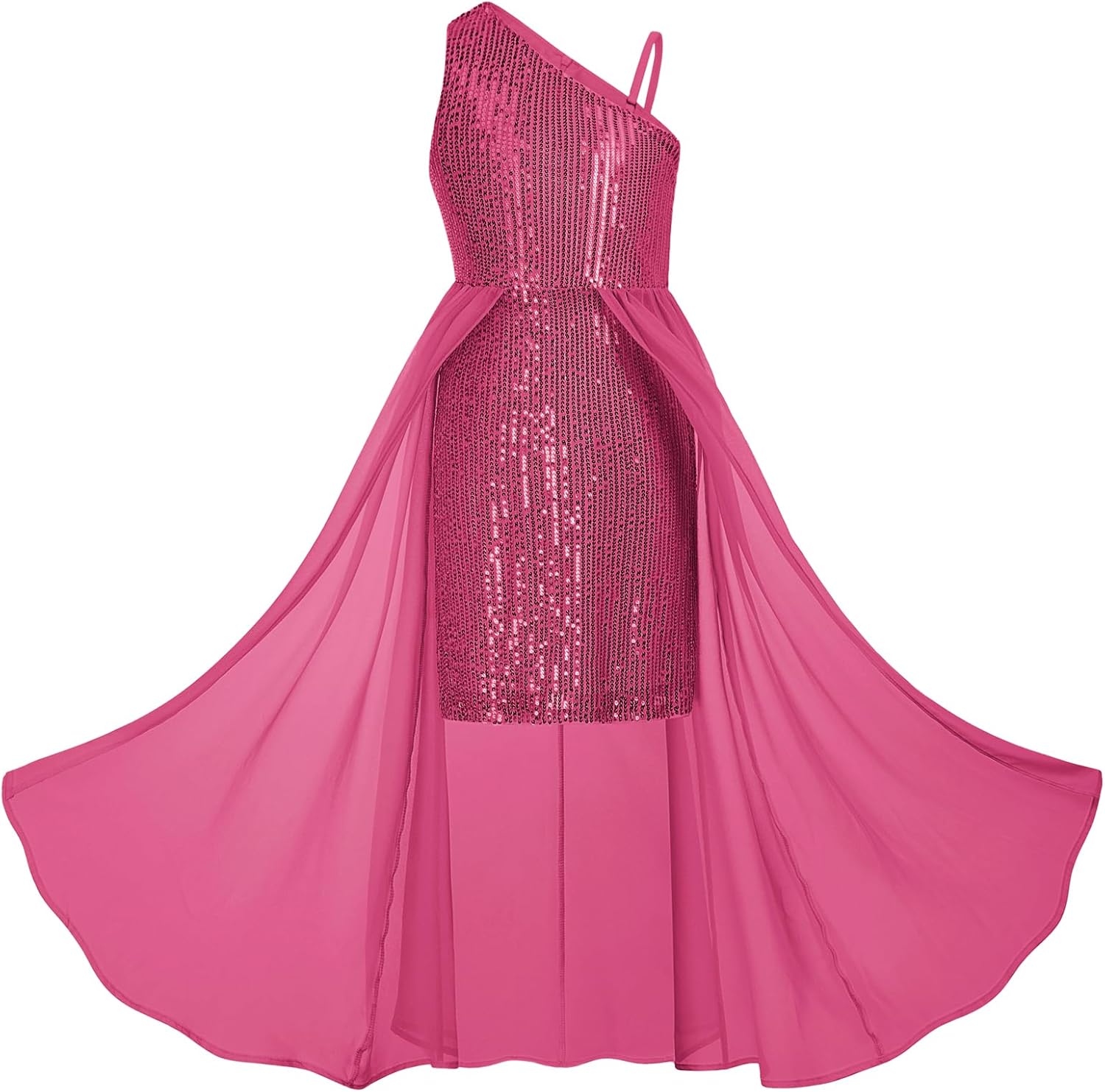 GRACE KARIN Girls Sequin Formal Dress for Special Occasions