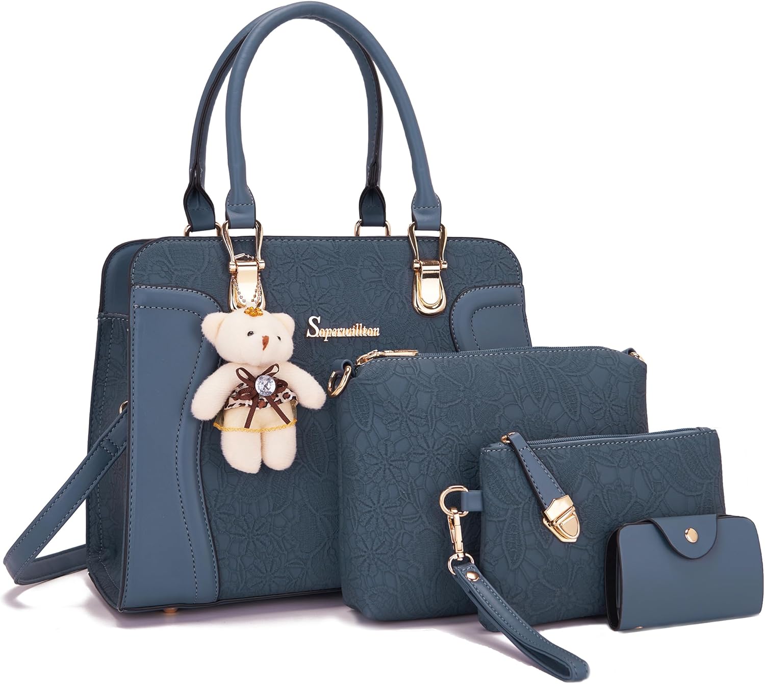 Stylish Women's Fashion Handbags Tote Bags Set for Every Occasion