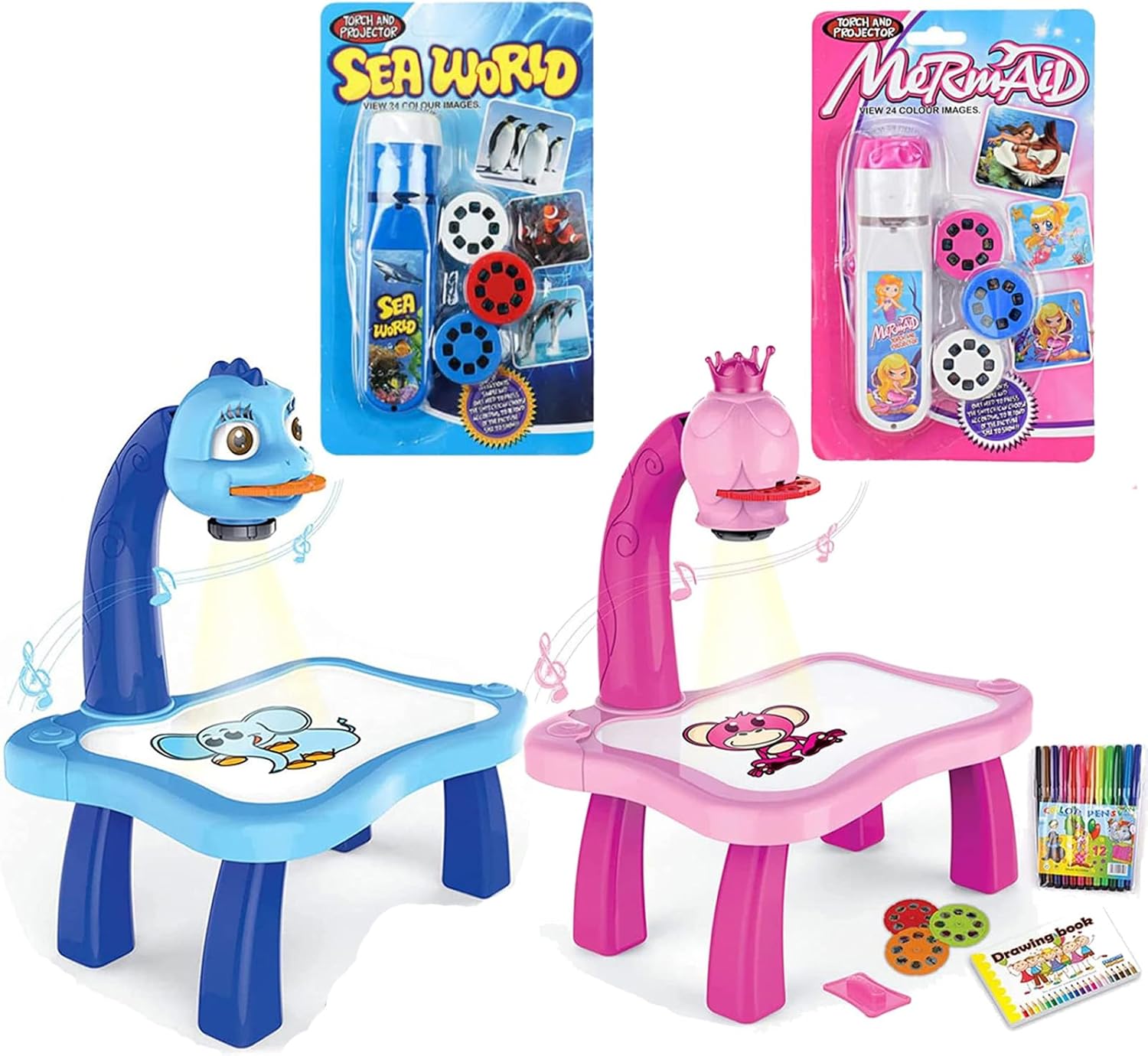 Biottro Kids Drawing Projector Table: Easy Tracing Fun!