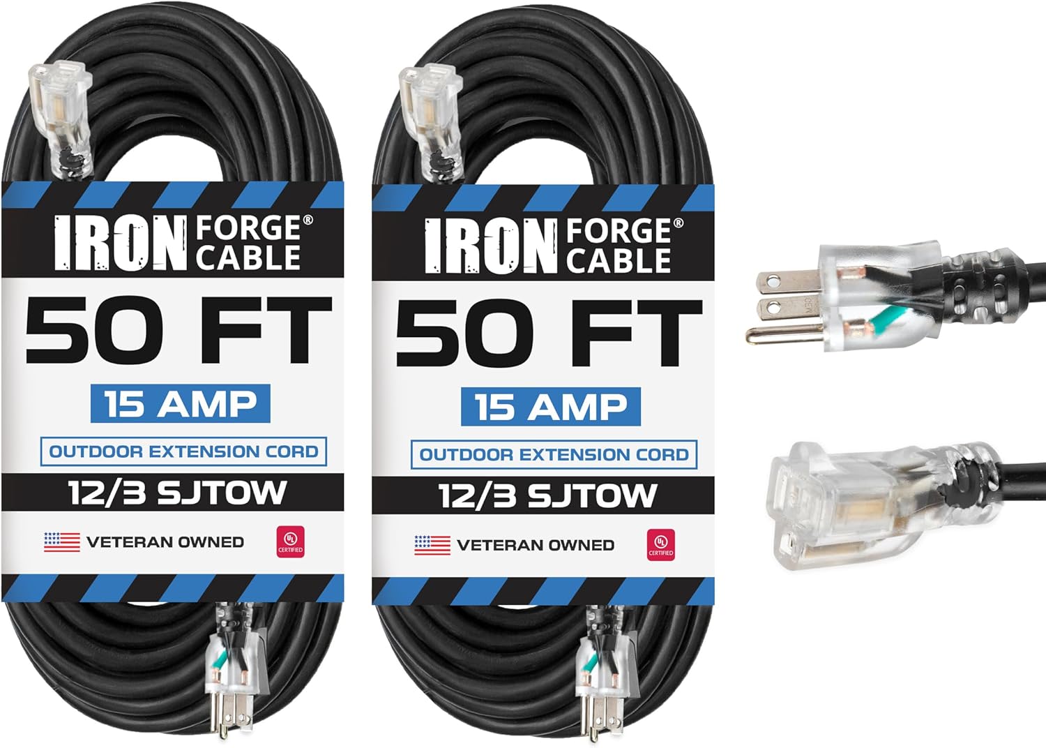Iron Forge Cable 50 Ft Heavy Duty Outdoor Extension Cord Review