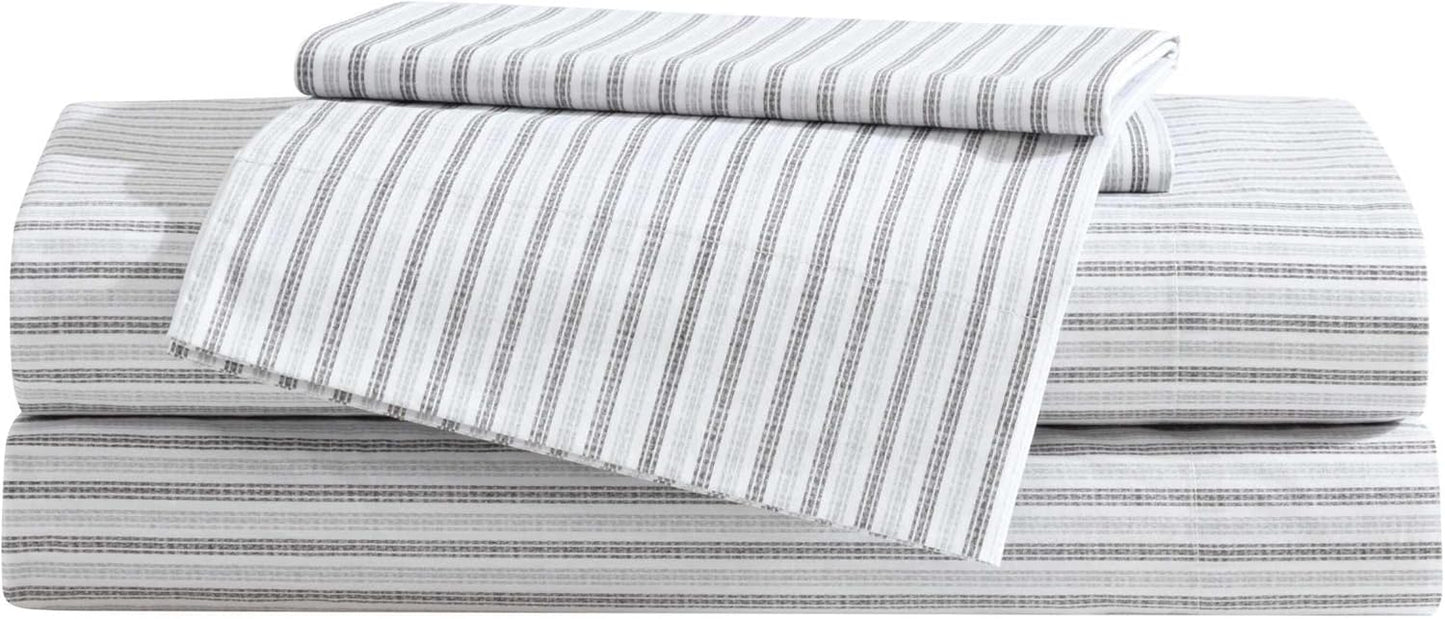 Eddie Bauer Full Sheet Set - Soft Cotton Percale Bedding Set
