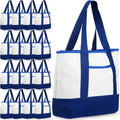 Canvas Tote Bags 16 Pcs Bulk 18 in Reusable Grocery Bags - DIY