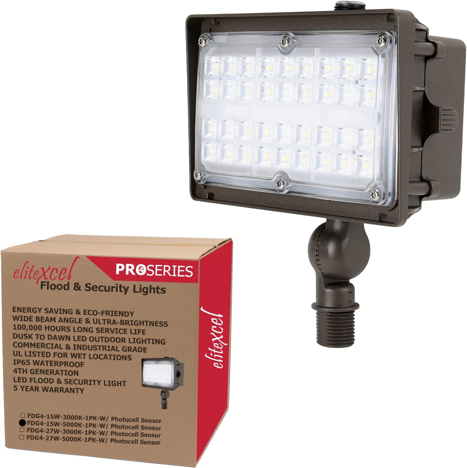Dusk to Dawn Outdoor Security Flood Lights for Yard Lighting