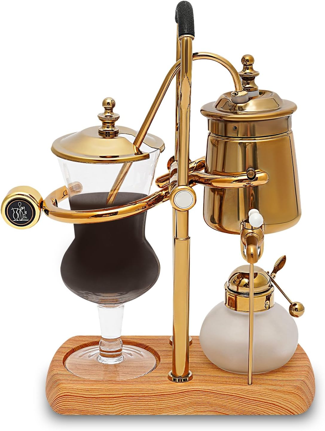 Vintage Gravity Siphon Coffee Maker - Elegant Design, 500ml Capacity (Gold)