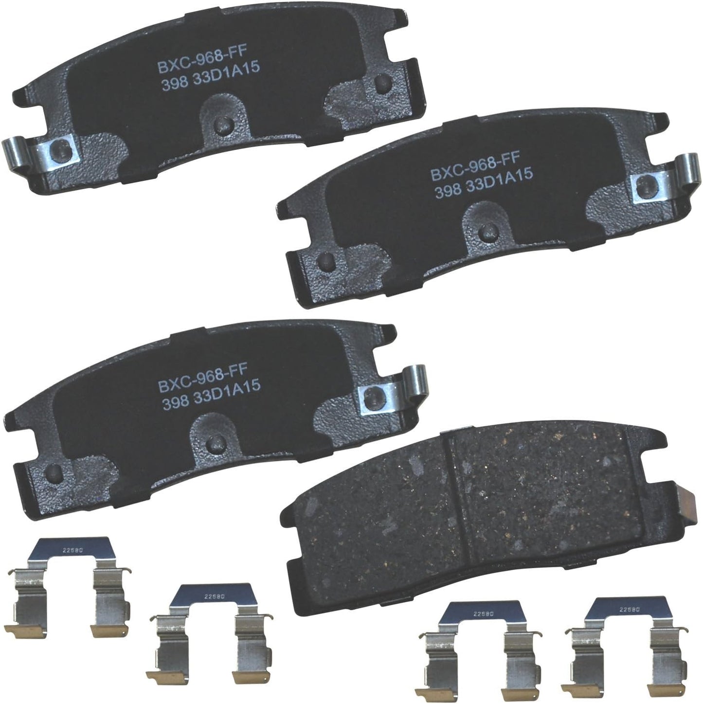 Bendix Premium SBC398 Ceramic Rear Brake Pads for Isuzu Vehicles