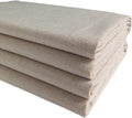 TinaKim Canvas Upholstery Fabric Faux Linen - Durable Beige 6 Yard