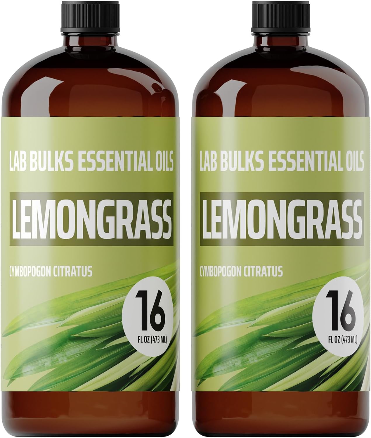 Lemongrass Essential Oil 2-Pack for Aromatherapy and Home Care