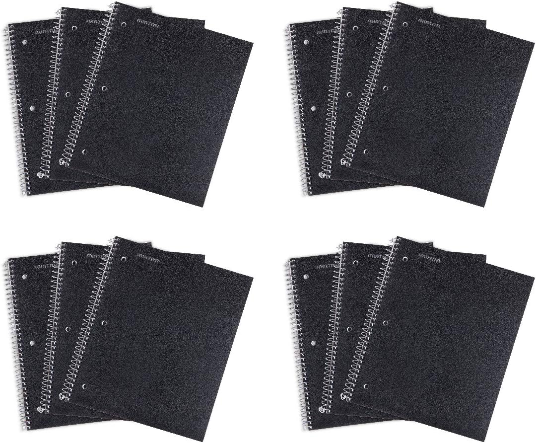 Durable Spiral Notebooks for School and Office Use - 12 Pack
