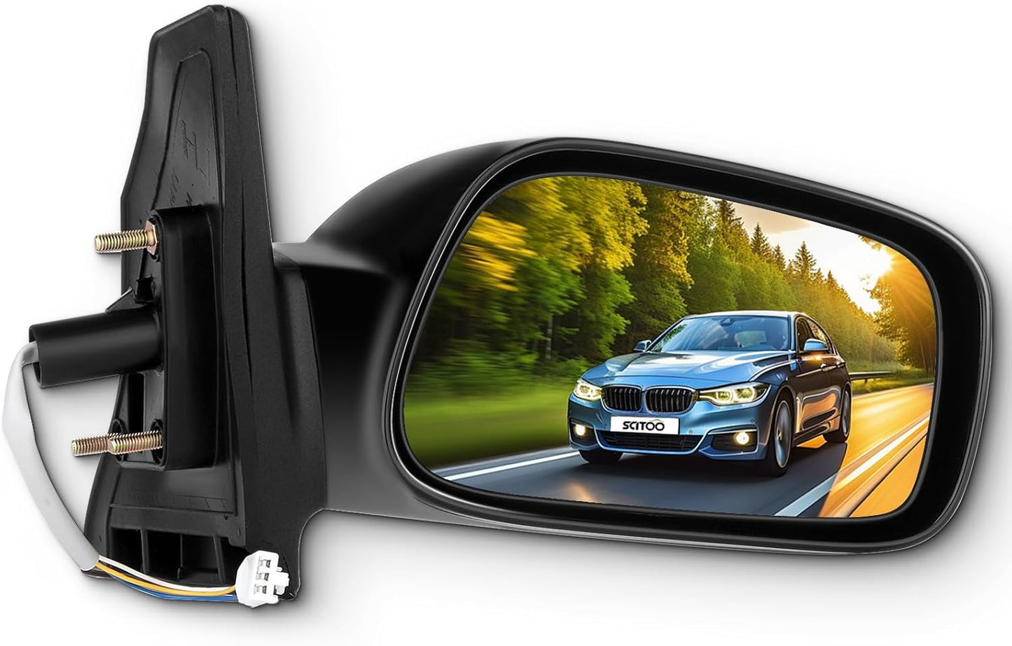 SCITOO Door Mirrors for 2003-2008 Corolla - Power Control