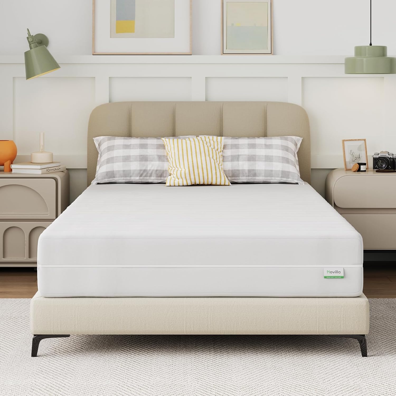Novilla 6 Inch Twin Mattress with Flippable Design for Comfort