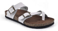 WHITE MOUNTAIN Gracie Comfort-Molded Footbed Sandal
