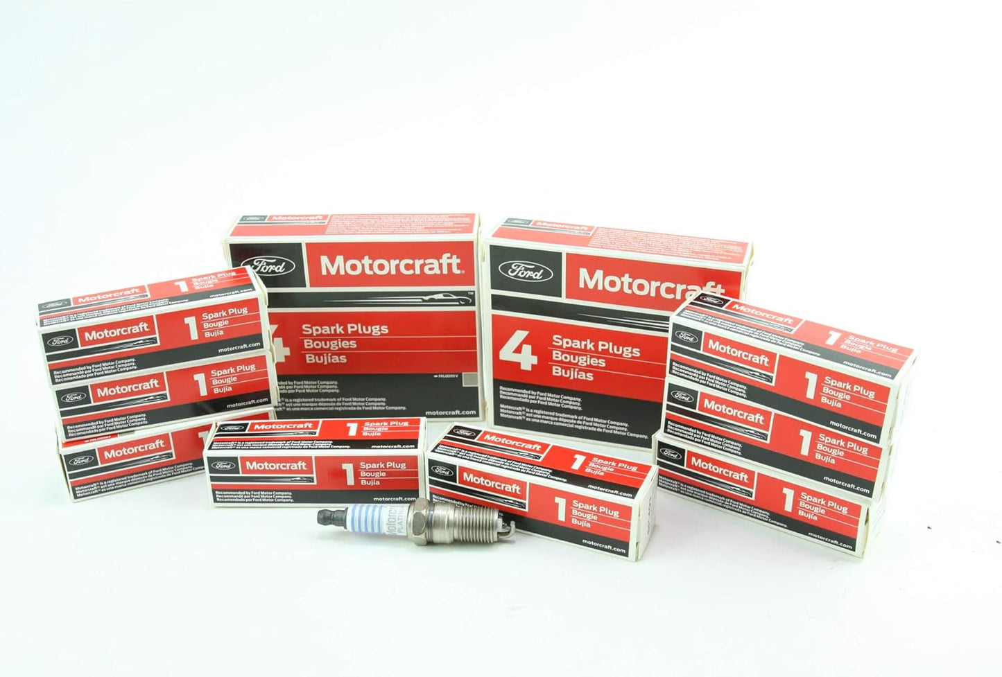 Pack of 8 Genuine Motorcraft Spark Plug SP-493 for Optimal Performance