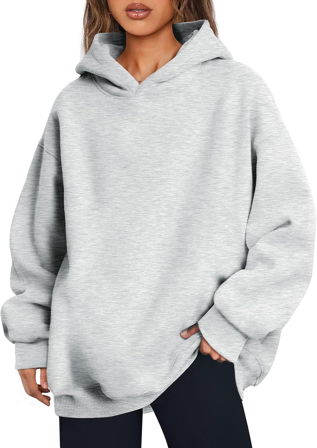 Trendy Queen Oversized Hoodie: Cozy Fleece for Fall/Winter