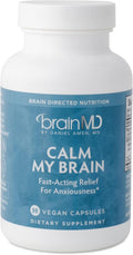 Calm My Brain L-Theanine Magnesium Capsules - Fast-Acting Relief