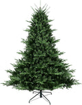 Unlit Outdoor Christmas Tree 7ft - Hinged Spruce for Custom Decor