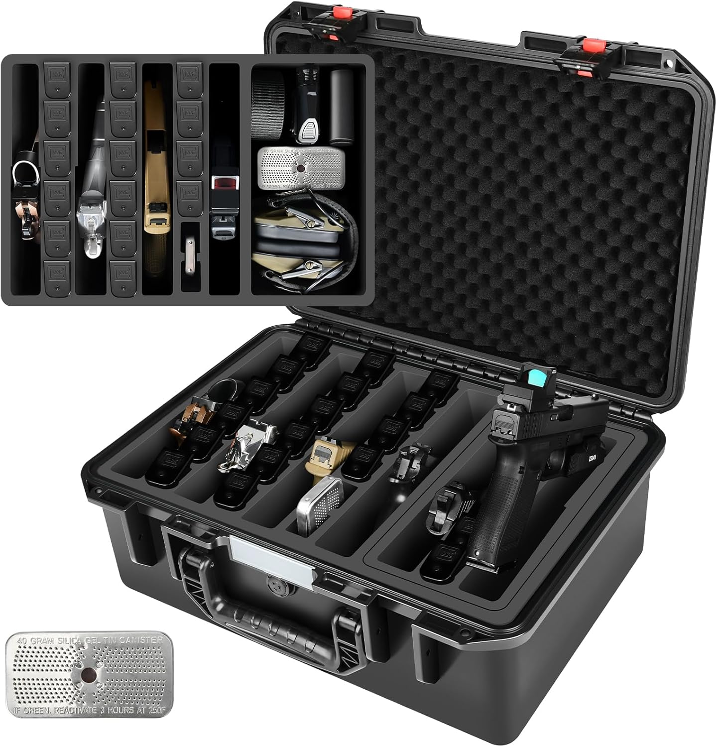 Hard Gun Case for Handgun & Pistol: TSA Approved Storage Solution