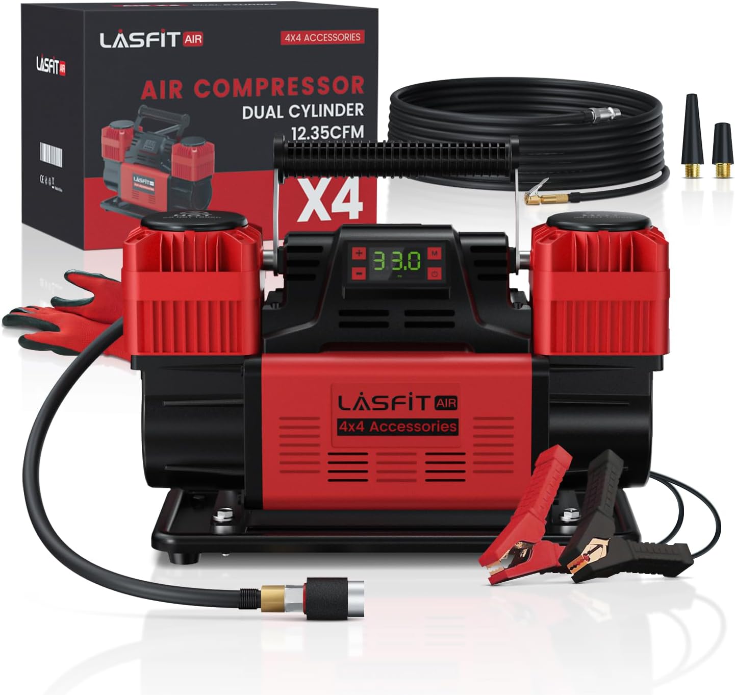 LASFIT X4 Off Road Air Compressor: Fast Inflation for All Vehicles