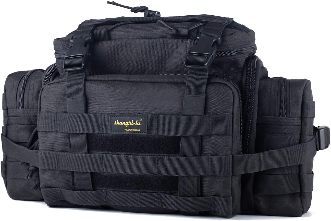 Tactical Range Bag Outdoor Sling Backpack for Hiking and More