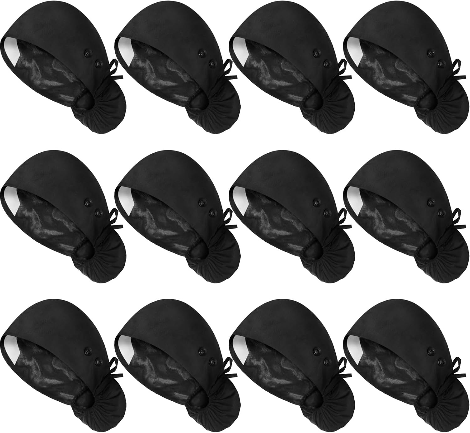 Satin Lined Scrub Caps for Women with Adjustable Tie Back