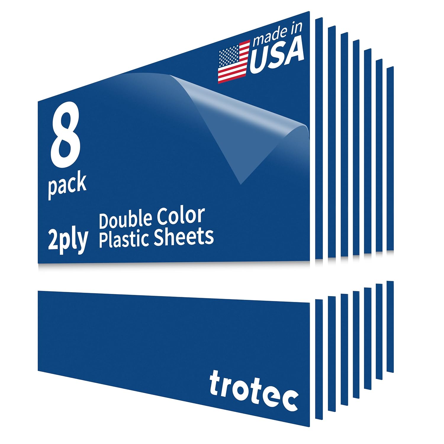 Trotec TroLase Laser Engraving Double Color Plastic Sheets
