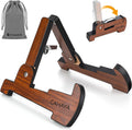 Wooden Portable Guitar Stand by CAHAYA: Universal Foldable Design