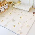 Baby Play Mat for Floor 79 in x 71 in - Extra Large Foldable Crawling