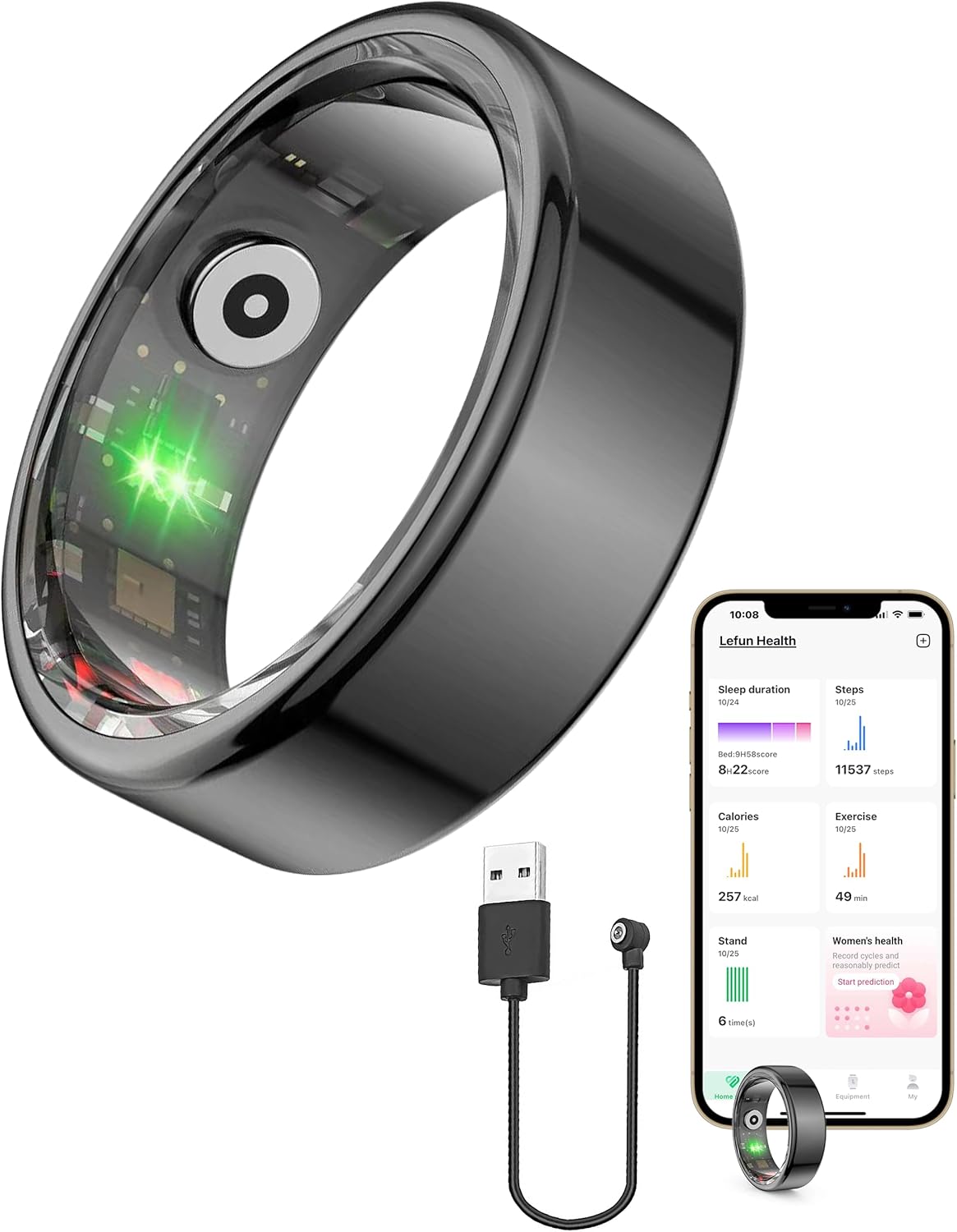 Vital Health Smart Ring for Women with Fitness Tracking Features