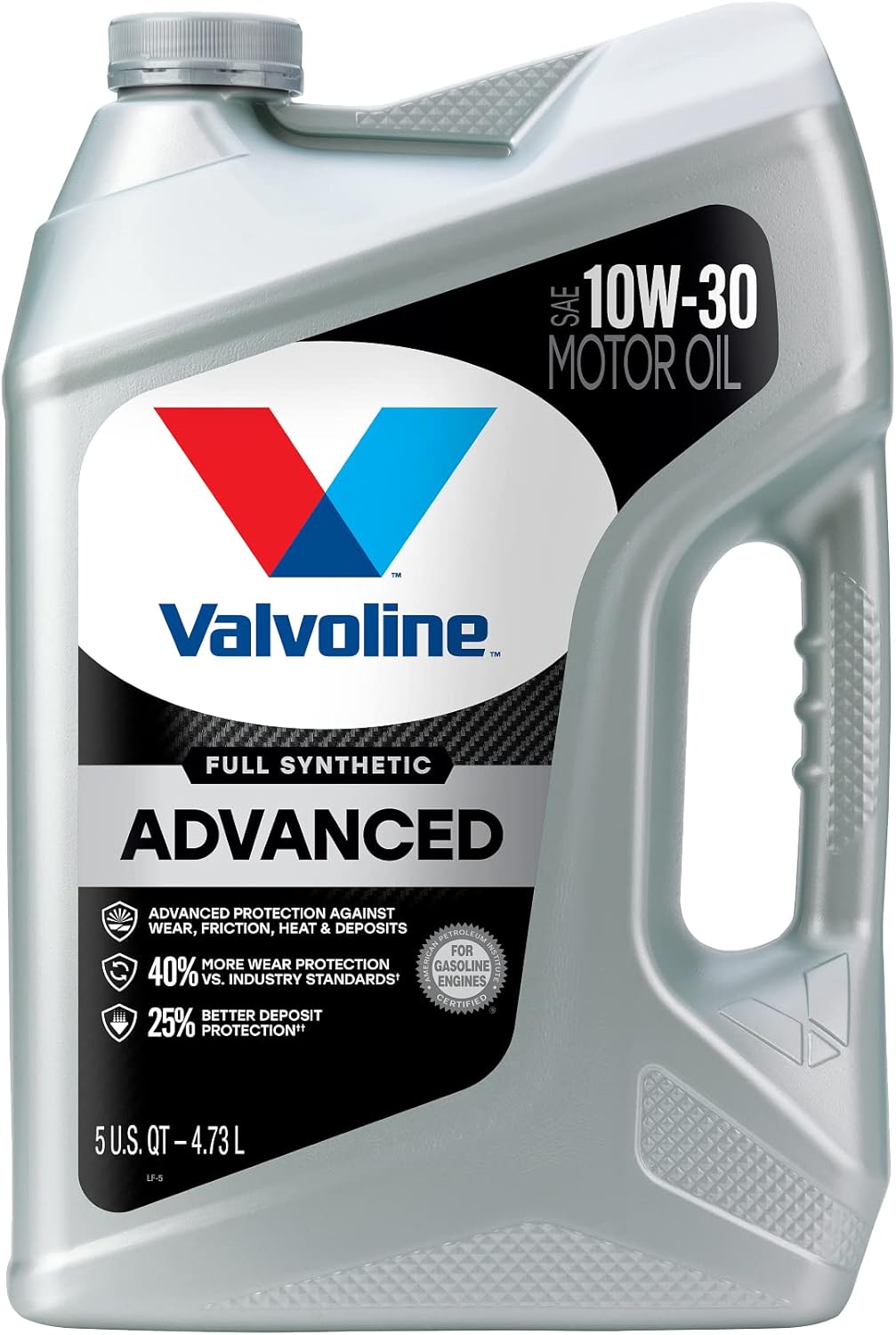 Valvoline Advanced Full Synthetic 10W-30 Motor Oil for Protection