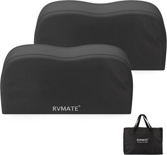 RVMATE RV Tire Covers for Dual Axle Wheels, Waterproof & UV Resistant