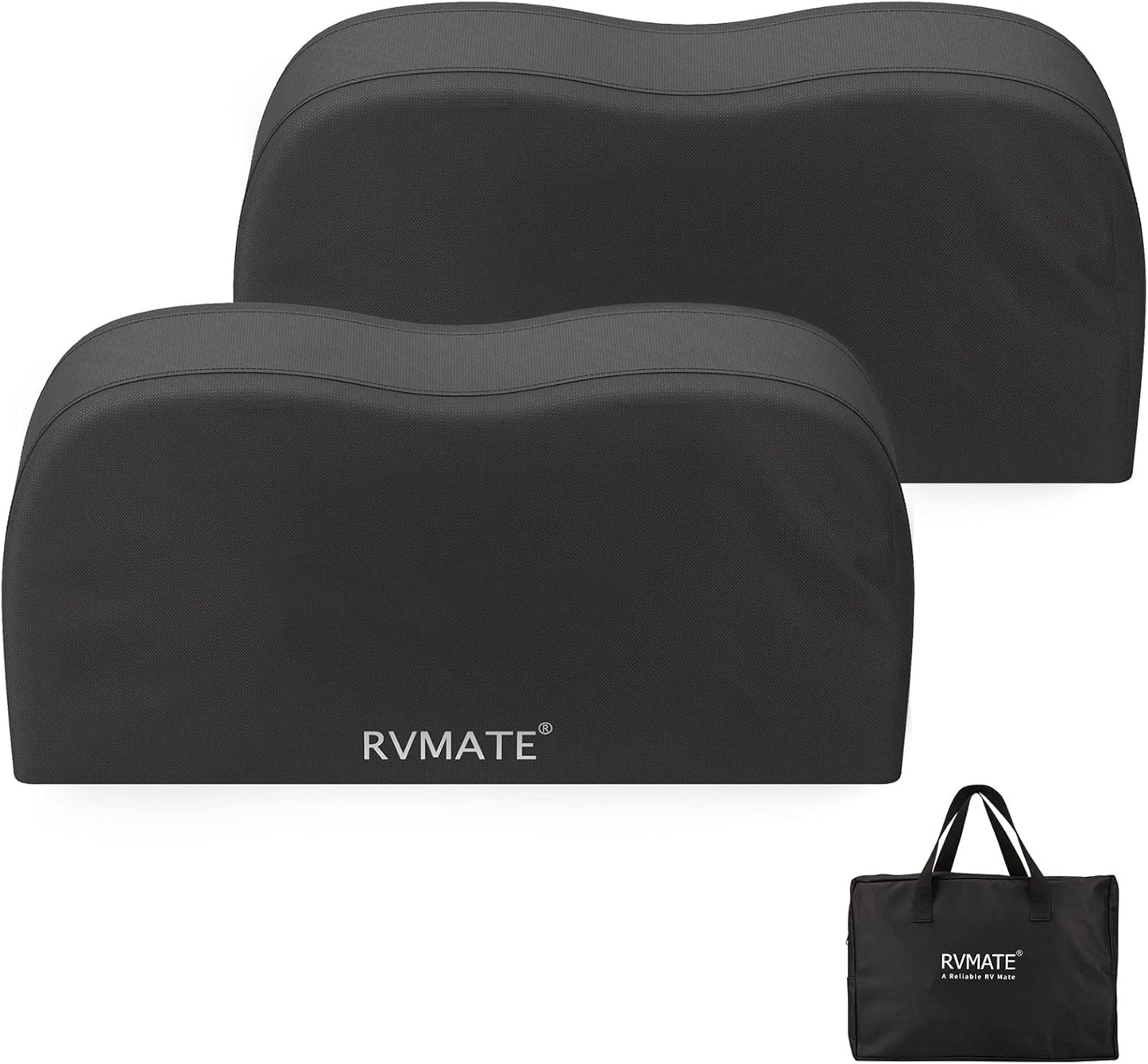 RVMATE RV Tire Covers for Dual Axle Wheels - Waterproof & UV Resistant