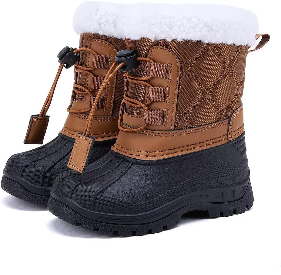 BMCiTYBM Toddler Snow Boots for Boys and Girls in Winter Fun