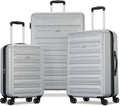 Westridge Hardshell Luggage Set - 3 Piece Expandable Travel Set