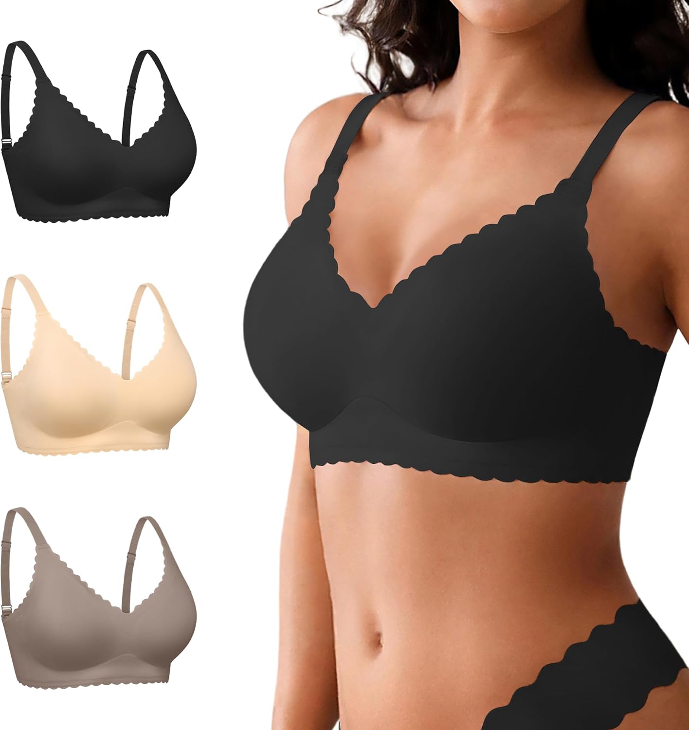 Wireless Seamless Bras for Women - Comfort and Support