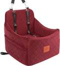 Dog Booster Car Seat for Small Dogs up to 35lbs, Safe Travel