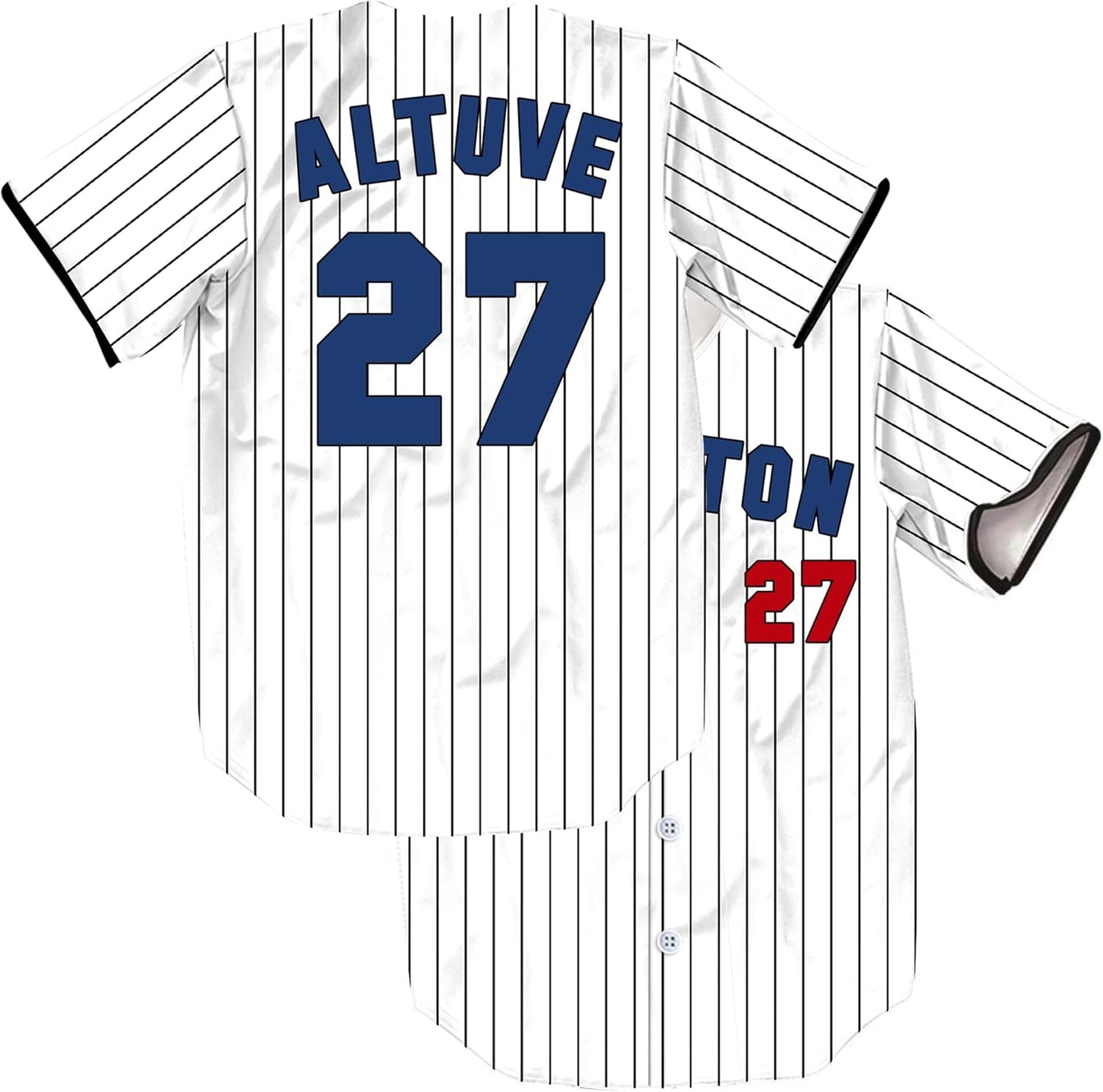 5/17/50 Stripes Baseball Jersey for Fans - Stylish Comfort