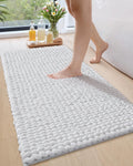 LUMI Luxury Bathroom Rug, Ultra Soft Quick Dry Bath Mat 24x43