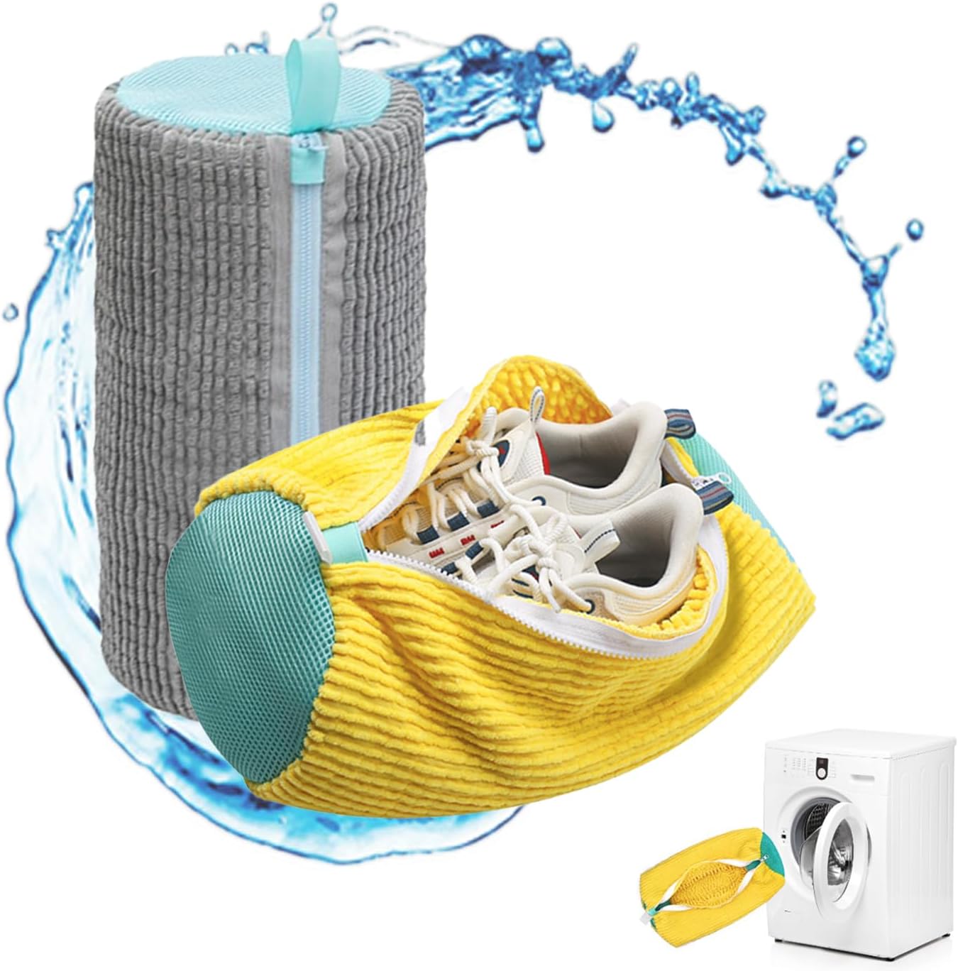 2 Pack Shoe Laundry Bags - Keep Shoes Clean Easily