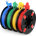 PLA 3D Printer Filament Bundle 1.75 mm PLA 4-Color Set - Beginner