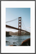 Frametory 16x24 Metal Picture Frame with Mat for 12x18 - Modern Black