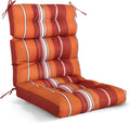 EAGLE PEAK Tufted High Back Patio Chair Cushion 46in x 22in - Red