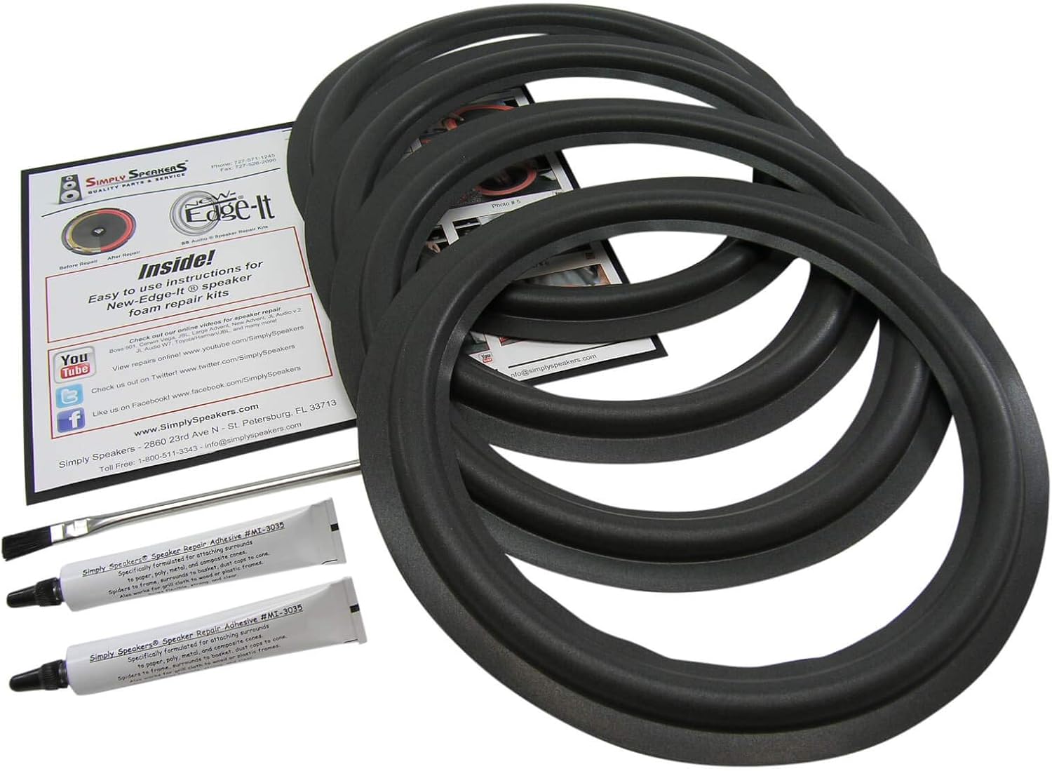Infinity 12 Inch Kappa Speaker Repair Kit for Quality Sound
