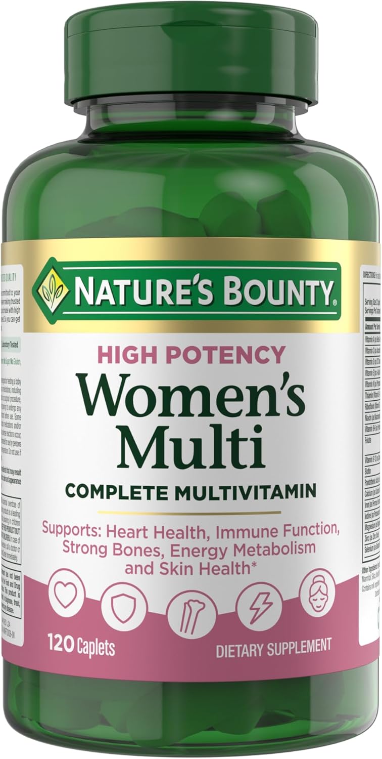 High Potency Womens Complete Multivitamin for Daily Health