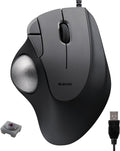 ELECOM Ergonomic Trackball M-IT10URBK - Comfort Thumb Control