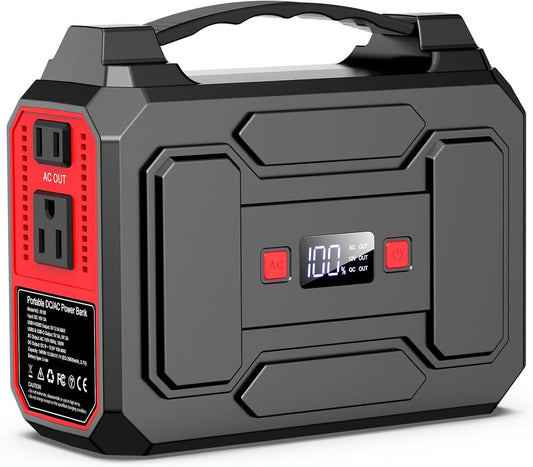 Apowking 146Wh Portable Power Station for Camping and Emergencies